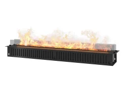 Invapo Insert 2200 Lareira embutida a vapor de água - Chama multicolorida, efeito 3D e controle por aplicativo, tanque de 4,8 l - 220 cm