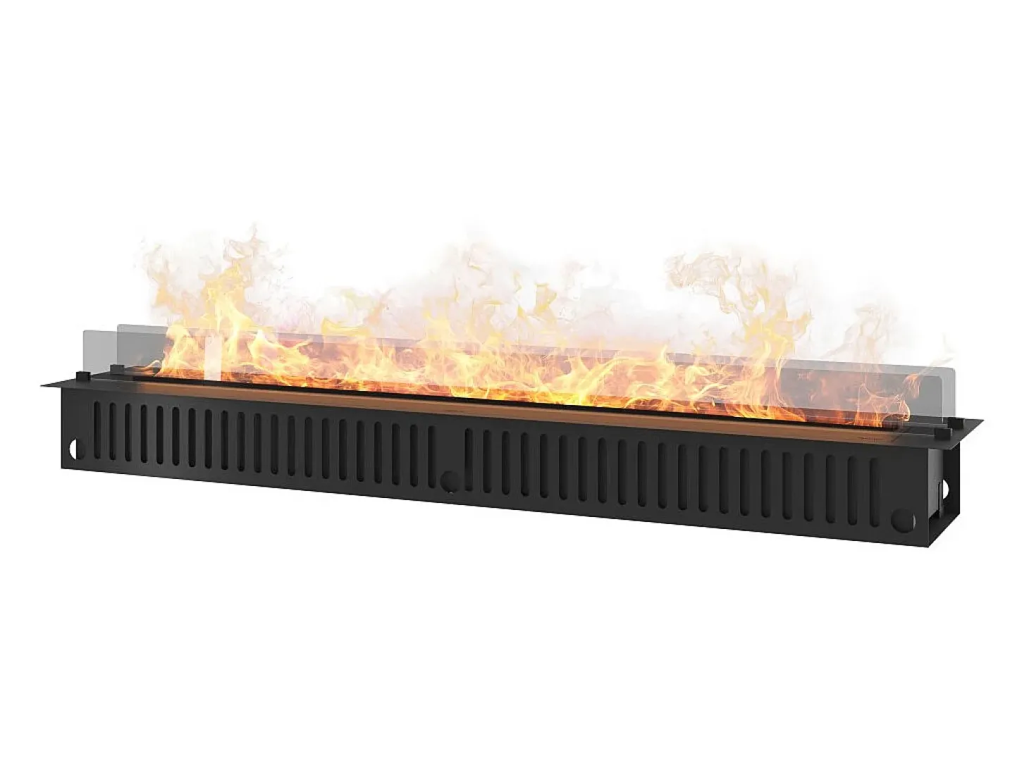 Invapo Insert 2200 Lareira embutida a vapor de água - Chama multicolorida, efeito 3D e controle por aplicativo, tanque de 4,8 l - 220 cm