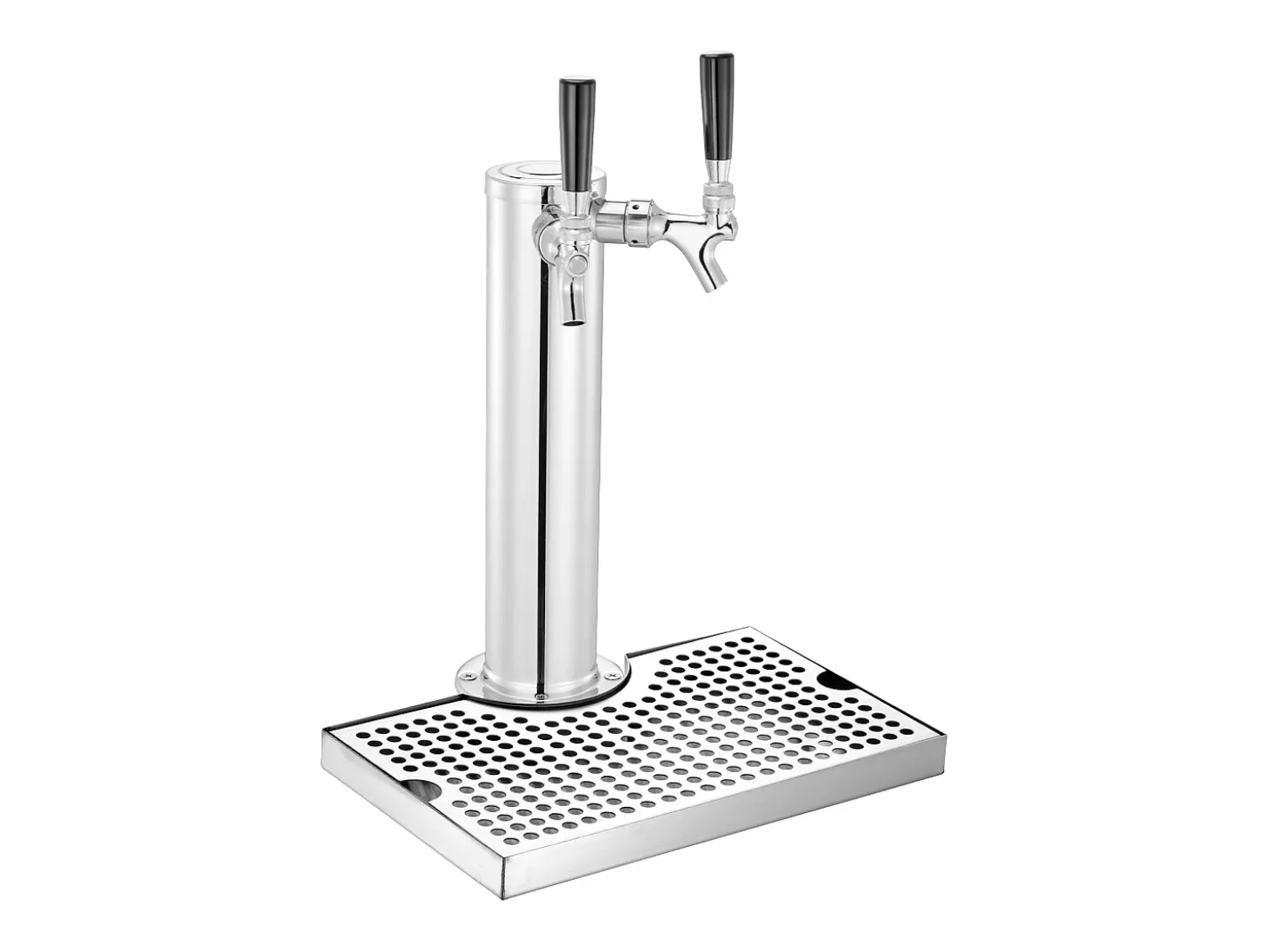 Kit de Coluna de Cerveja SucceBuy, Kit de Coluna de Cerveja com Duplo Robô, Distribuidor de Cerveja e Bebida de Aço Inoxidável, para Bar Restaurante