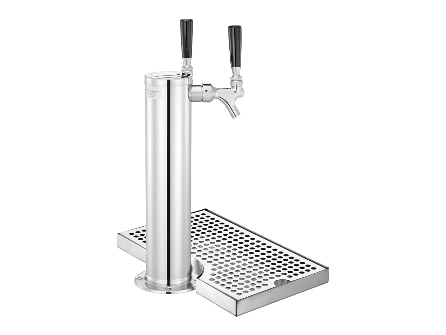 Kit de Coluna de Cerveja SucceBuy, Kit de Coluna de Cerveja com Duplo Robô, Distribuidor de Cerveja e Bebida de Aço Inoxidável, para Bar Restaurante