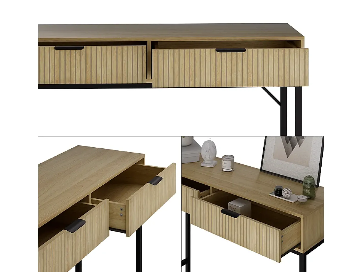 Konsolentisch carvalho 100x30x75 lennox