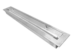 Lareira a Bioetanol de Design Integrado C1000 V.3 com Vidro Aberto em 3 Lados Queimador de 2 Litros