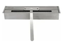 Lareira a bioetanol piso biofireplace Belluno efeito pedra sintética L105xD38xH100