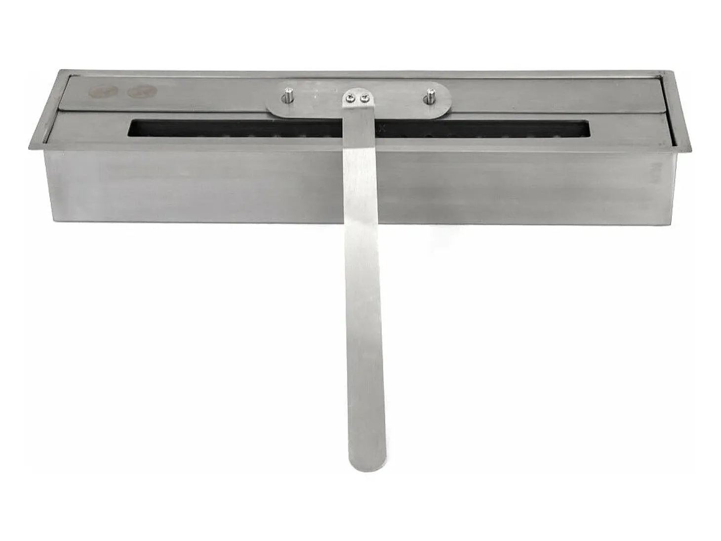 Lareira a bioetanol piso biofireplace Belluno efeito pedra sintética L105xD38xH100