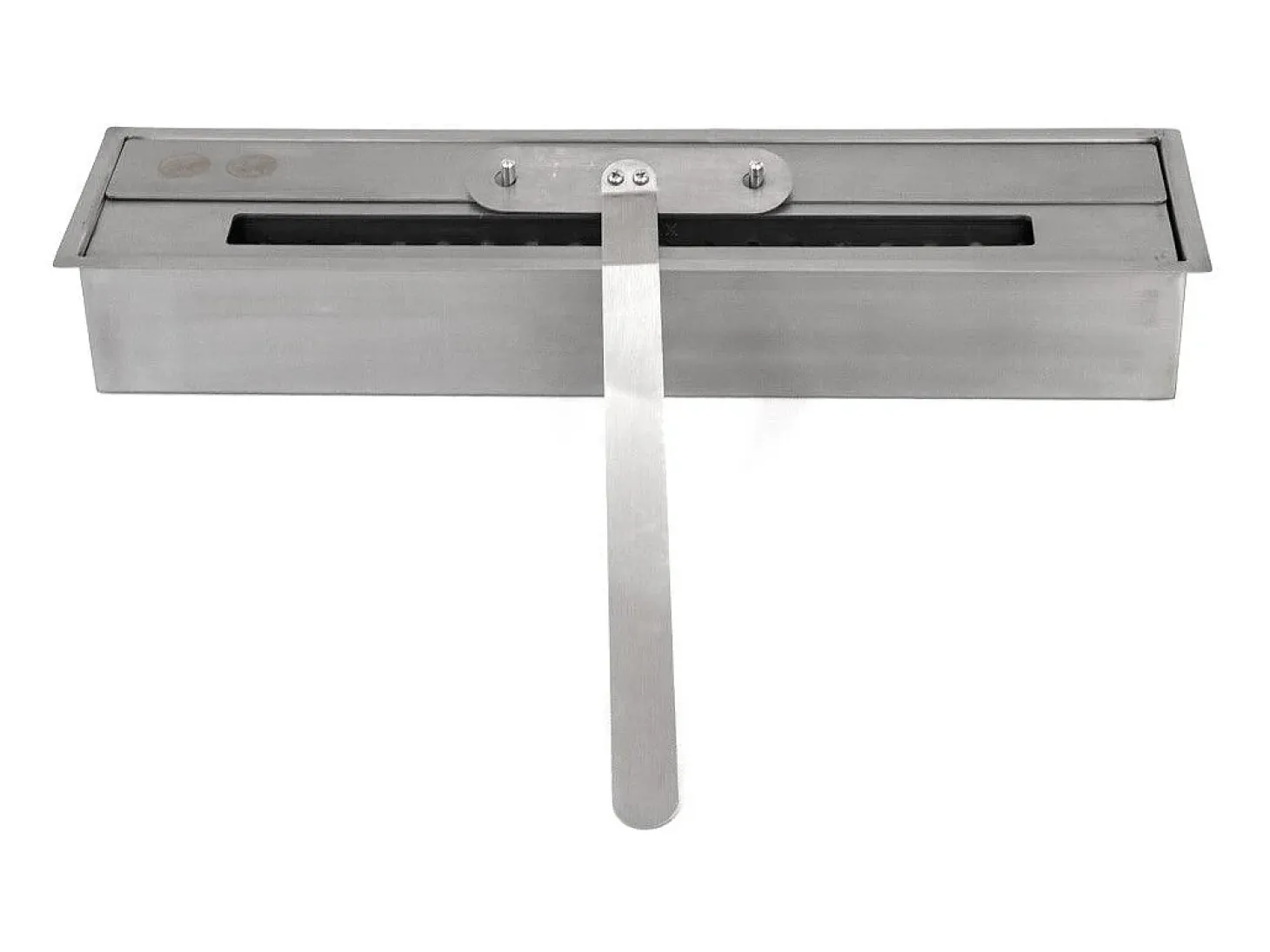 Lareira de canto a bioetanol piso de canto biolareira FORD Marrom L110 x D63 x H102