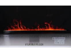 Lareira elétrica com queimador de inserção embutido APP vapor de água 3D 75 PRO-LINE