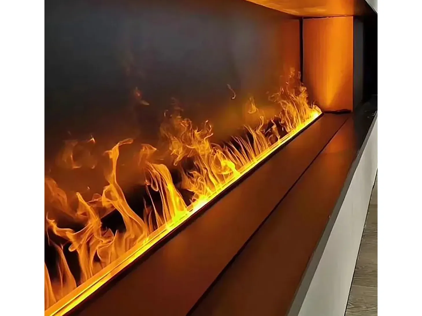 Lareira elétrica com vapor de água 3D APP queimador de inserção embutido 100 PRO-LINE
