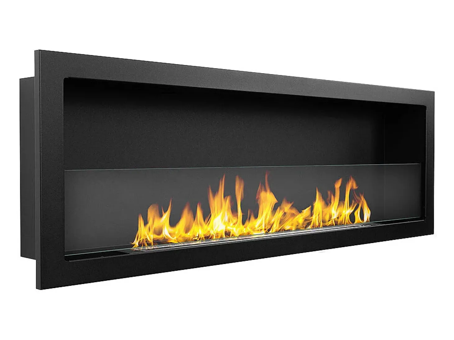 Lareira embutida a bioetanol de parede biofireplace 120x40 FURORE 120