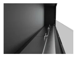 Lareira embutida a bioetanol Frame 1800 SimpleFire com vidro branco