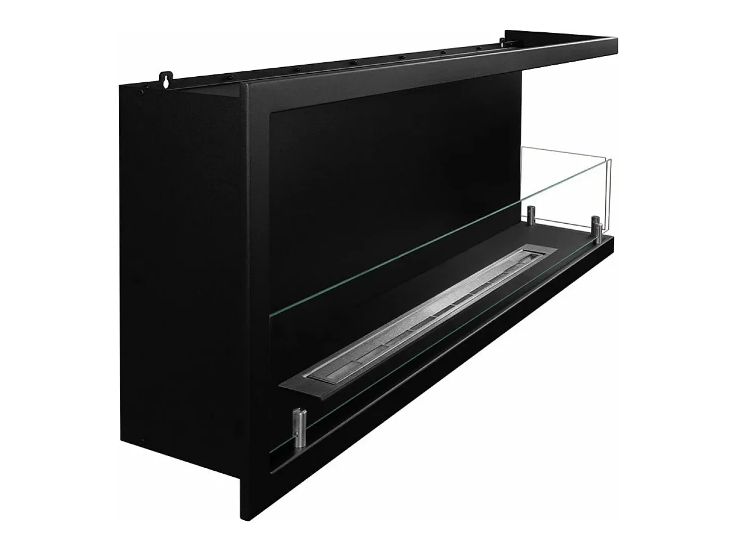 Lareira embutida a bioetanol biofireplace de canto 120x45 SUTRI 120 DX