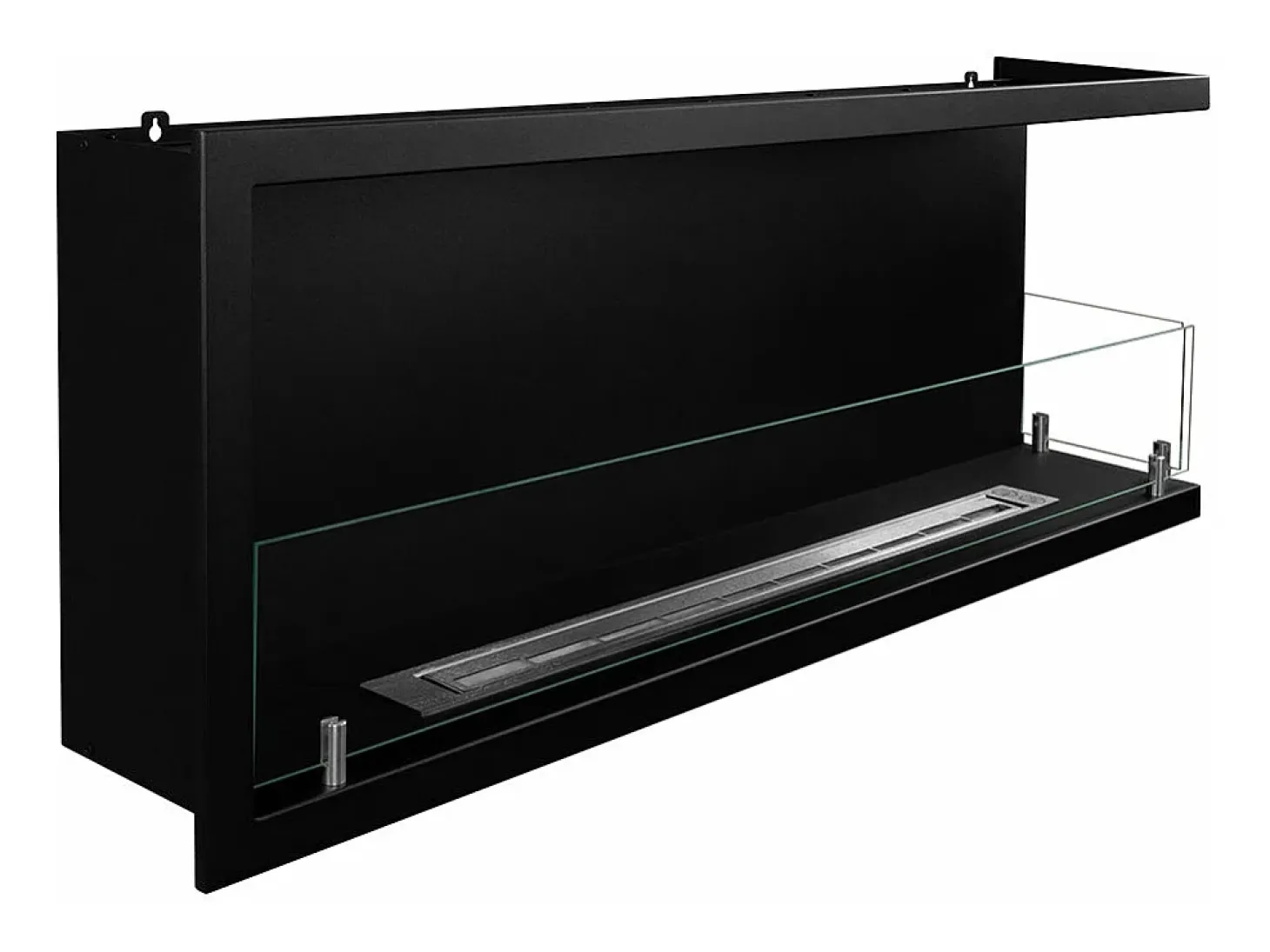 Lareira embutida a bioetanol biofireplace de canto 120x45 SUTRI 120 DX