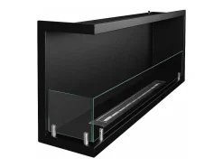 Lareira embutida a bioetanol biofireplace de canto 120x45 SUTRI 120 SX