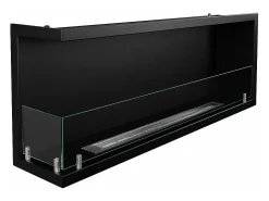 Lareira embutida a bioetanol biofireplace de canto 120x45 SUTRI 120 SX