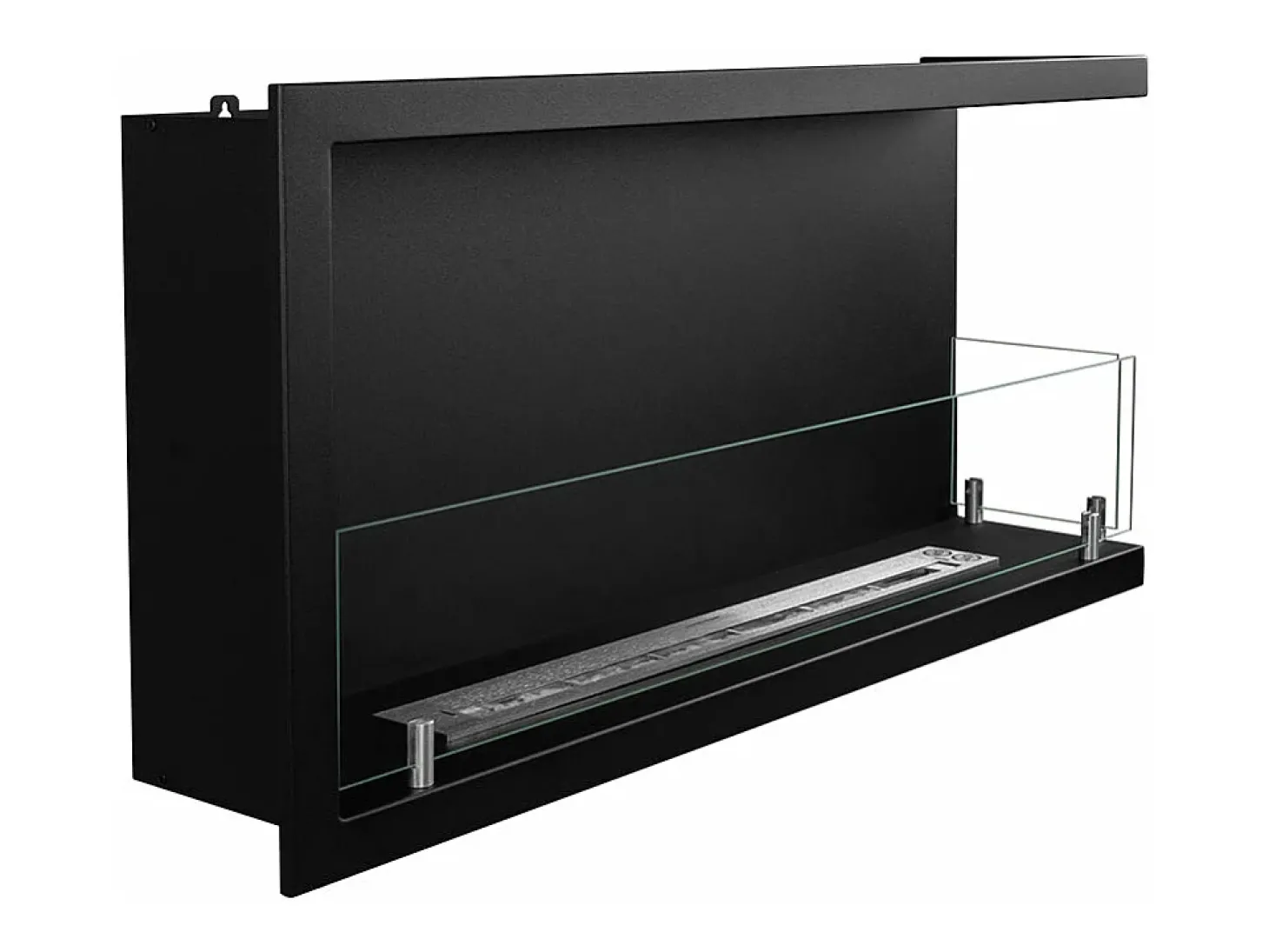 Lareira embutida a bioetanol biofireplace de canto 90x45 SUTRI 90 DX