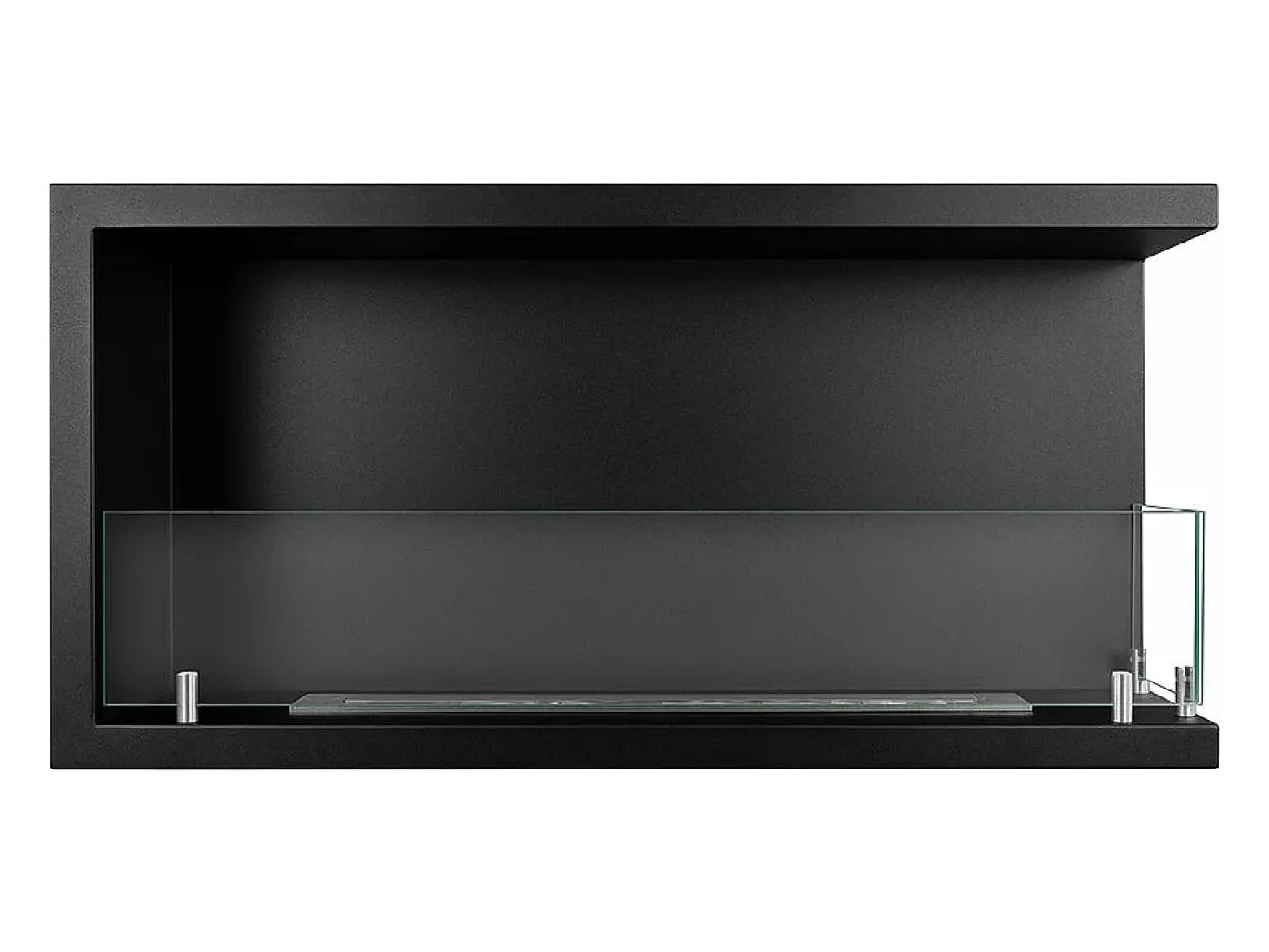 Lareira embutida a bioetanol biofireplace de canto 90x45 SUTRI 90 DX
