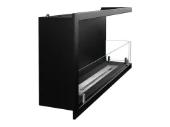Lareira embutida a bioetanol biofireplace de canto 90x45 SUTRI 90 DX
