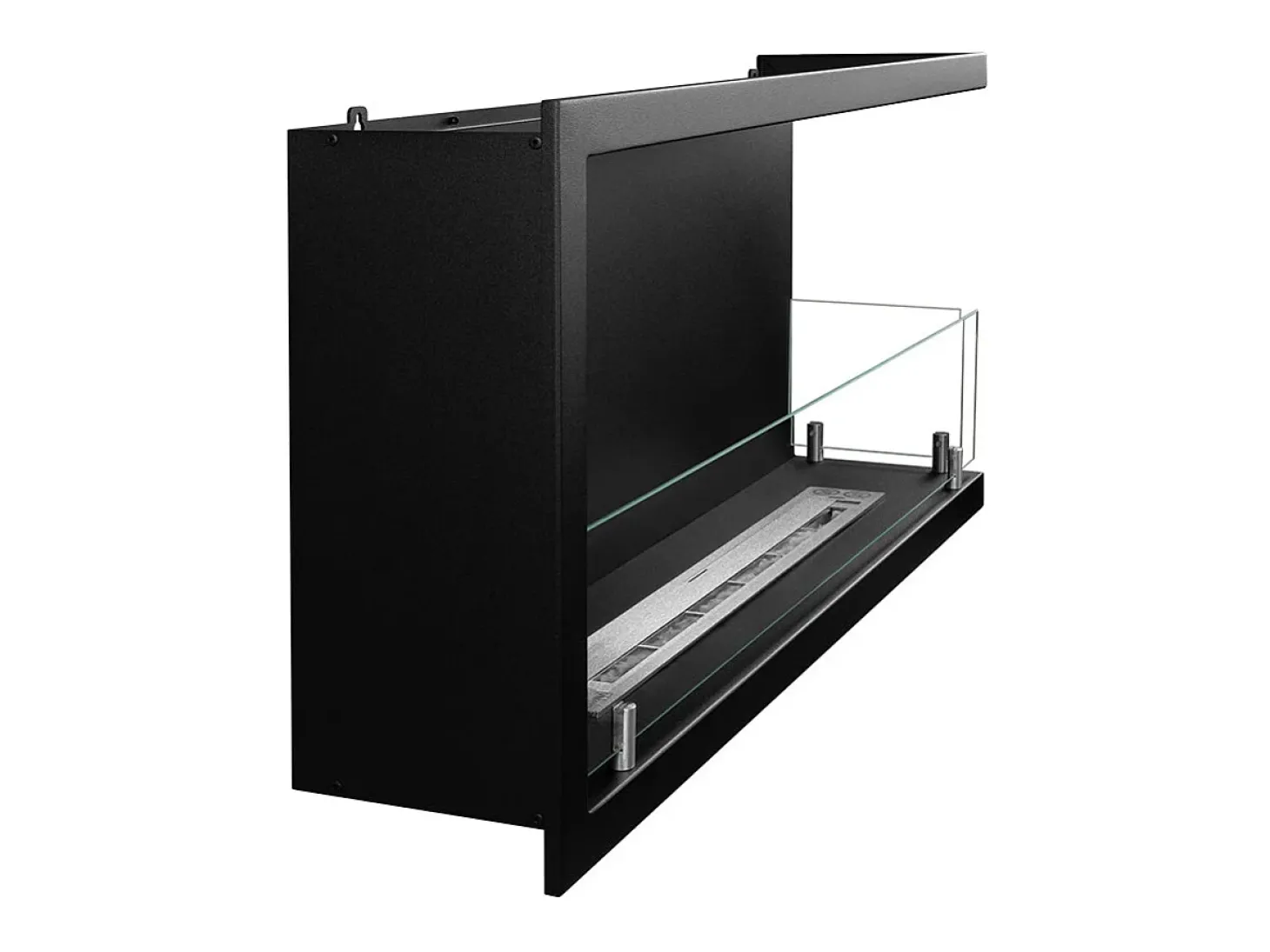 Lareira embutida a bioetanol biofireplace de canto 90x45 SUTRI 90 DX