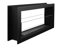 Lareira embutida a bioetanol dupla face biofireplace 2 lados 90x40 MONTEFALCO 90