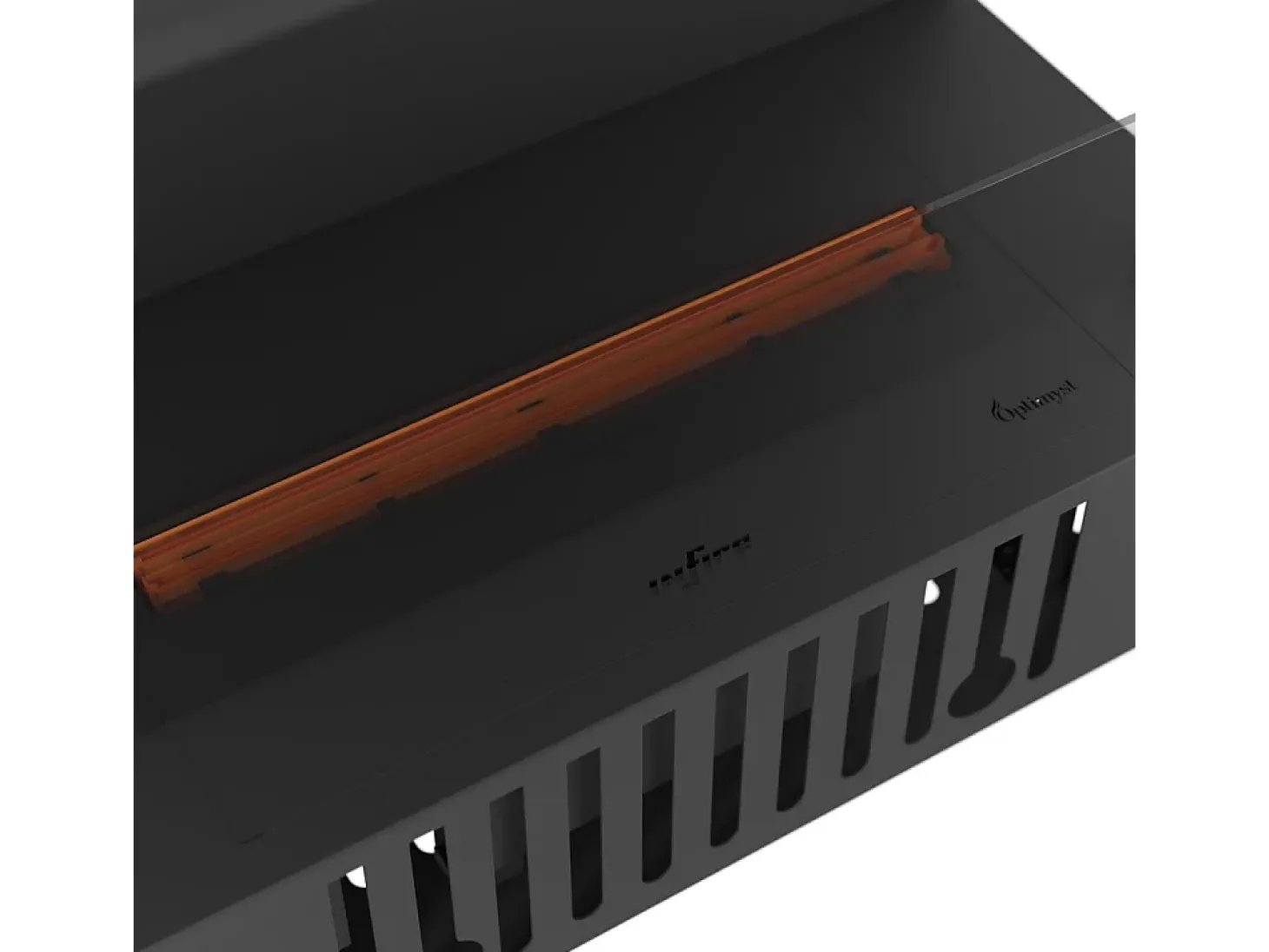 Lareira embutida a vapor Inside C800 com chama multicolorida, efeito 3D e controle por aplicativo, tanque de 1,2 l - recarga automática de 80 cm