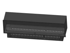 Lareira embutida a vapor Invapo Inside 1800 - Chama multicolorida, efeito 3D e controle por aplicativo, tanque de 3,6 l - 183 cm
