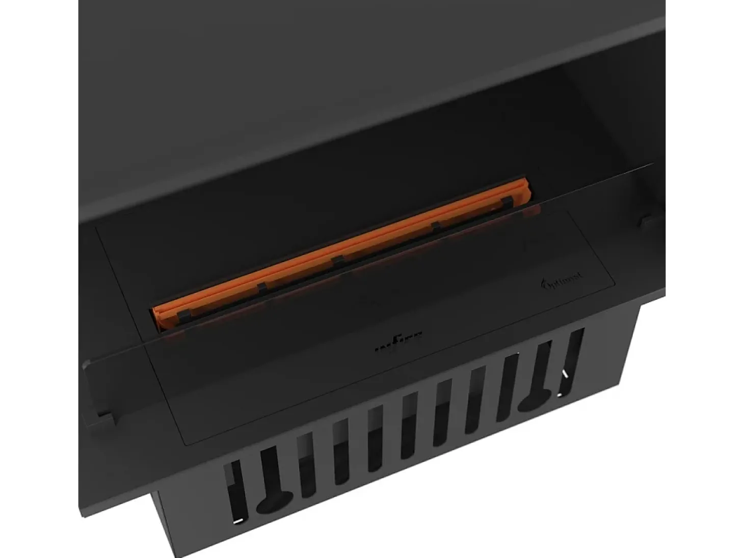 Lareira embutida a vapor Corner L800 com chama multicolorida, efeito 3D e controle por aplicativo, tanque de 1,2 l - recarga automática de 80 cm