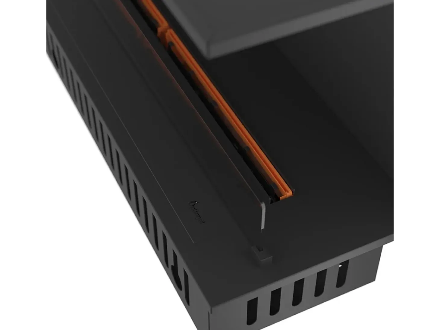 Lareira embutida a vapor Inside C1800 com chama multicolorida, efeito 3D e controle por aplicativo, tanque de 3,6 l - recarga automática de 180 cm