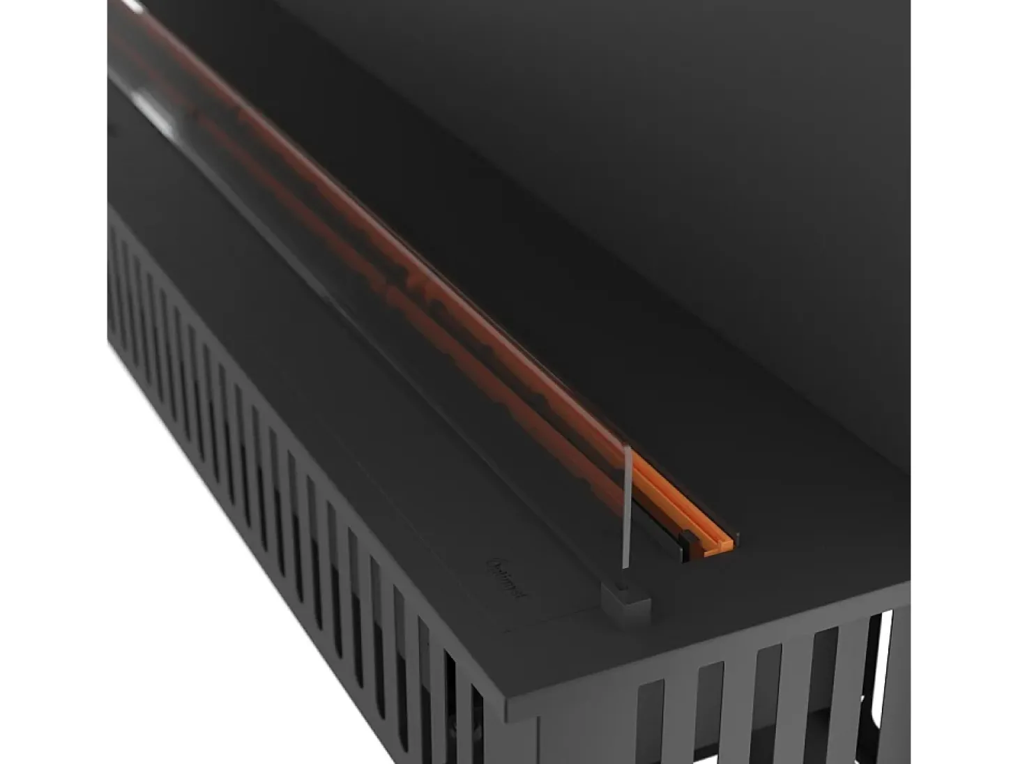 Lareira embutida a vapor Inside C2200 com chama multicolorida, efeito 3D e controle por aplicativo, tanque de 4,8 l - recarga automática de 220 cm