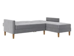 Lilly | Sofá-cama com arrumação Cinzento claro