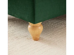 Lote 2 Sofás Modulares Chenille 2+3 Lugares - Capa Removível e 5 Almofadas - 58cm Prof. - Verde