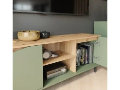 Lowboard grün/artisan 150x38x60 marelle