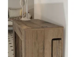 MAIRA - Conjunto de consola com dois bancos extensíveis - Dimensões de instalação: 42 x 90 x 75 cm - Entrega gratuita