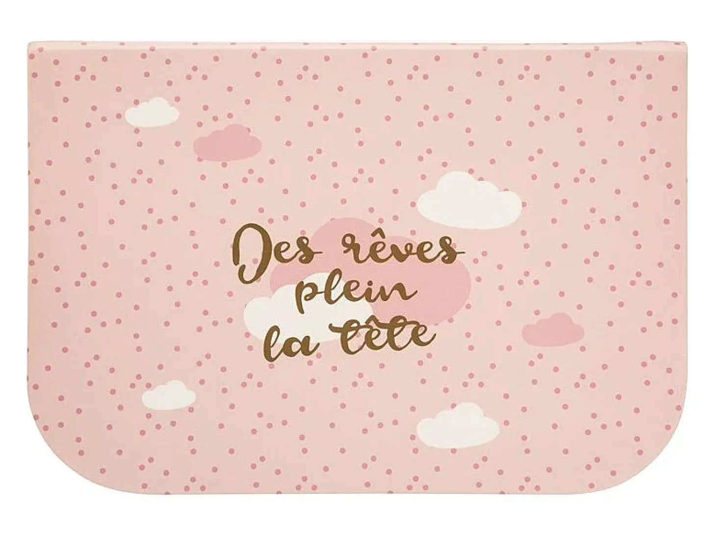 Malas pack de 3 em cartão rosa 29,5x22x10,5cm