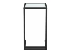 Mesa centro ao computador 50x35x65 cm vidro temp. transparente PT584005