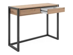 Mesa consola Denver 44 carvalho artesanal cinzento antracite