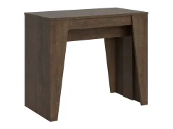 Mesa consola extensível 90x48/308 cm Anvar nogueira