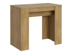 Mesa consola extensível 90x48/308 cm Basic Carvalho Natural