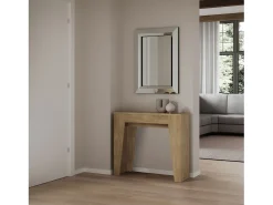 Mesa consola extensível 90x25/181 cm Narrow Carvalho Natural