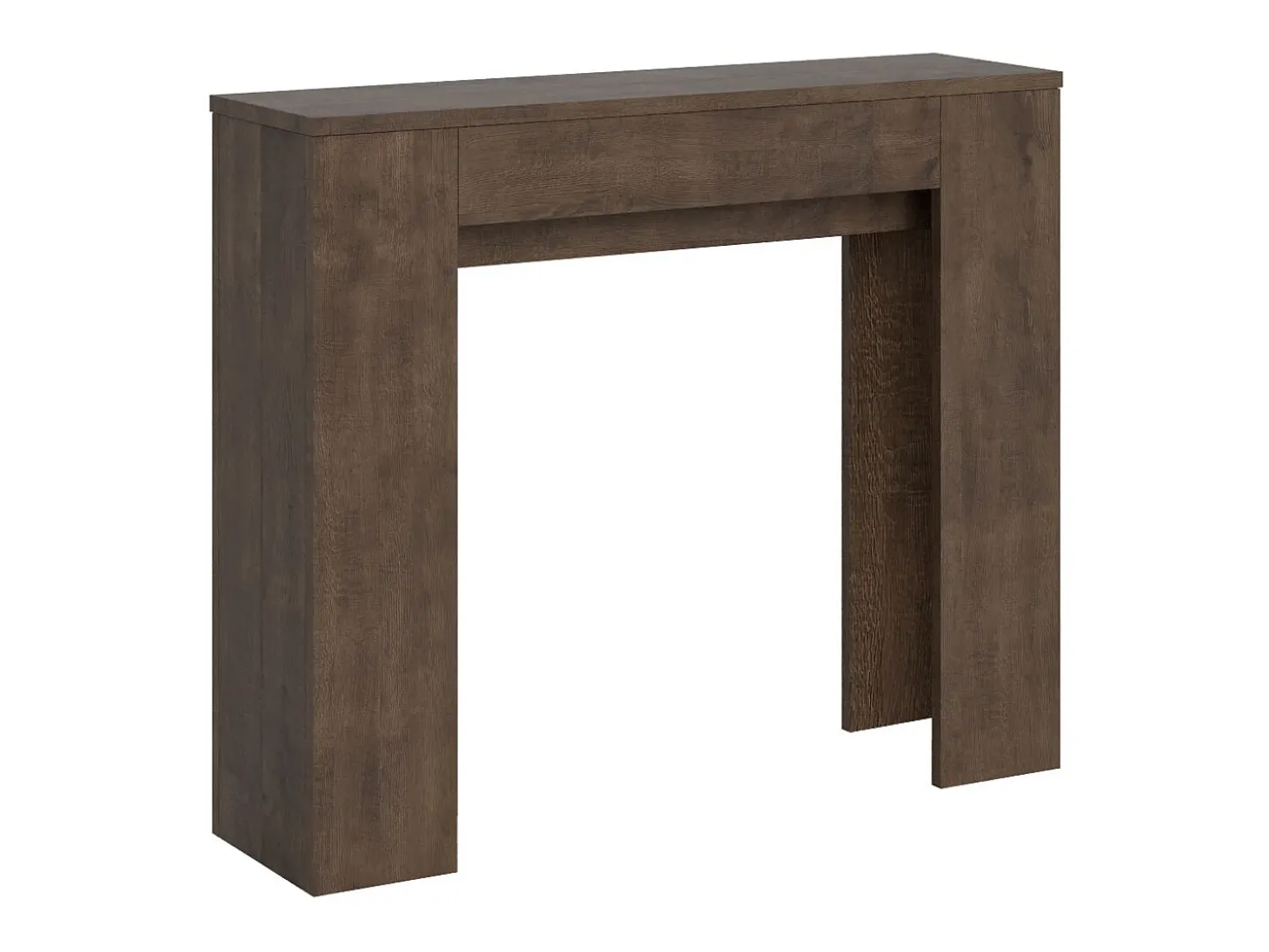 Mesa consola extensível 90x25/181 cm Slick Nogueira