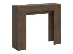 Mesa consola extensível 90x25/181 cm Slick Nogueira