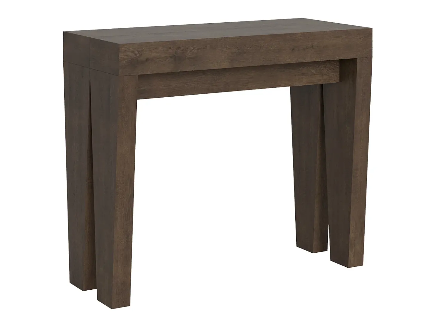 Mesa consola extensível 90x40/196 cm Spimbo Small Nogueira