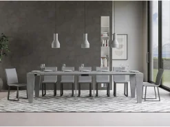 Mesa consola extensível 90x40/300 cm Spimbo Cimento