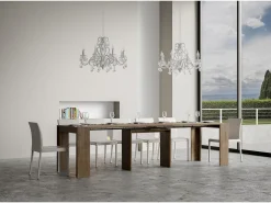 Mesa consola extensível 90x42/302 cm Mia Nogueira