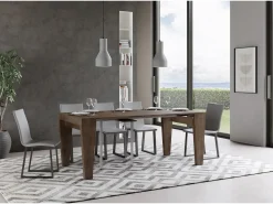 Mesa consola extensível 90x40/300 cm Spimbo Nogueira