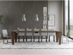Mesa consola extensível 90x40/300 cm Spimbo Nogueira