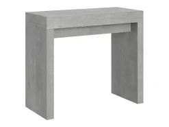 Mesa consola extensível 90x40/300 cm Roxell Cimento