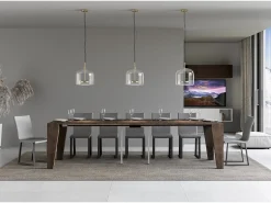 Mesa consola extensível 90x40/300 cm Naxy Nogueira