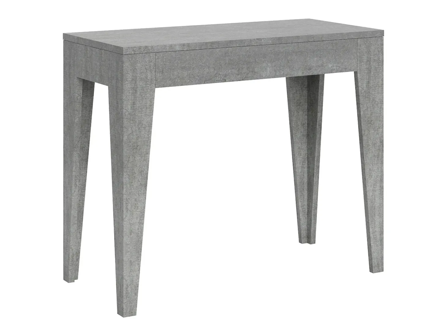 Mesa consola extensível 90x42/302 cm Isotta Cimento