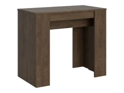 Mesa consola extensível 90x48/204 cm Basic Small Nogueira