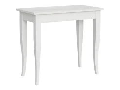 Mesa consola extensível 90x48/204 cm Sciabola Small Cinza Branca