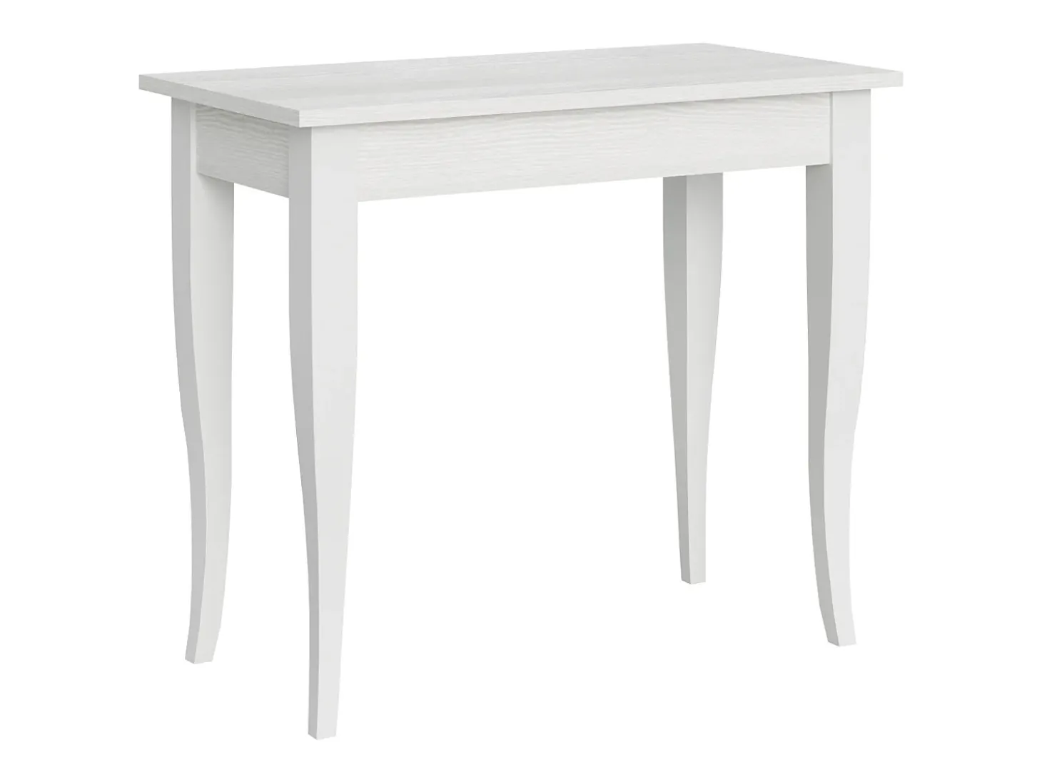 Mesa consola extensível 90x48/204 cm Sciabola Small Cinza Branca